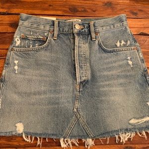 AGOLDE mini skirt NWT size 26